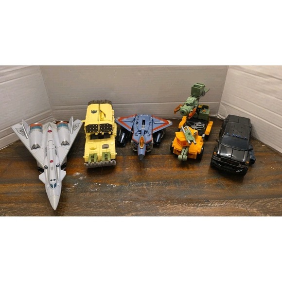 Hasbro Other - Transformers Lot 5 Ultra Class Silverbolt Voyager Ironhide Thundercracker Jet